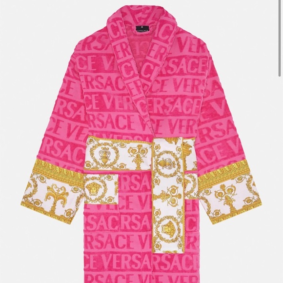 Versace Intimates & Sleepwear Brand New Versace Pink Baroque